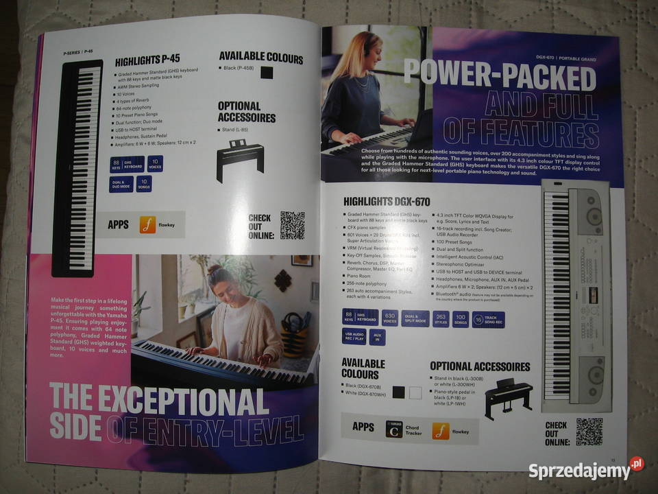 Yamaha PSeries Arius Personal Digital Piano Kępice