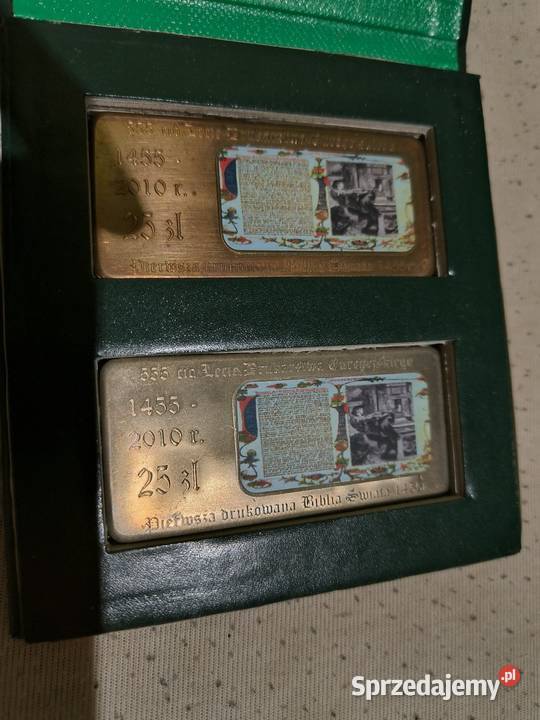 Sprzedam 2 sztabki kolekcjonerskie Bytom