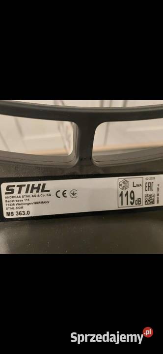 Piła stihl ms 363 Hrubieszów
