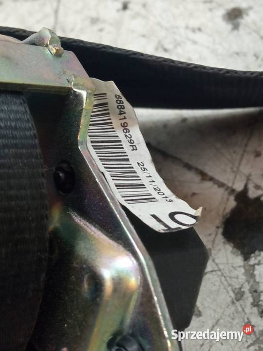 PAS BEZPIECZEŃSTWA ŚRODKOWY TYŁ KANAPY osobowe świętokrzyskie