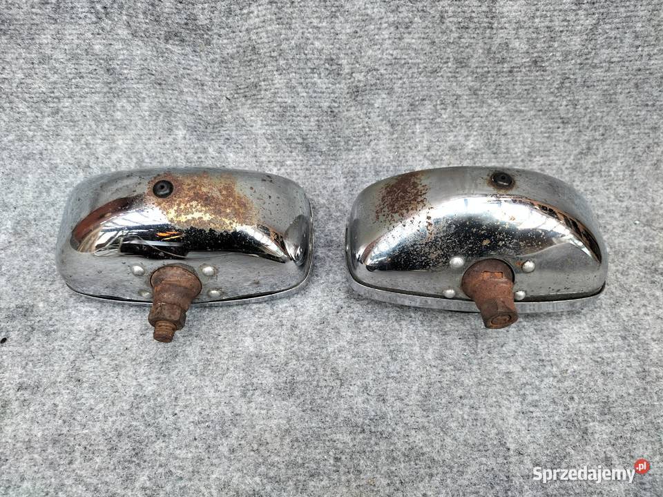 Stare żółte halogeny chrom JKlein Kraków wielkopolskie Leszno