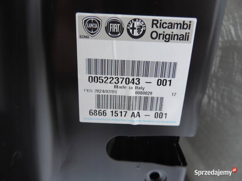 FIAT 500E ELEKTRYK DRZWI LEWE PRZÓD NOWE