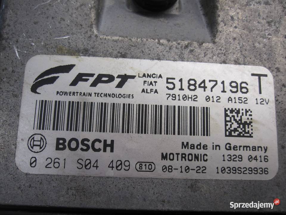 ALFA ROMEO MITO 09r 14 B komputer sterownik świętokrzyskie Kielce sprzedam
