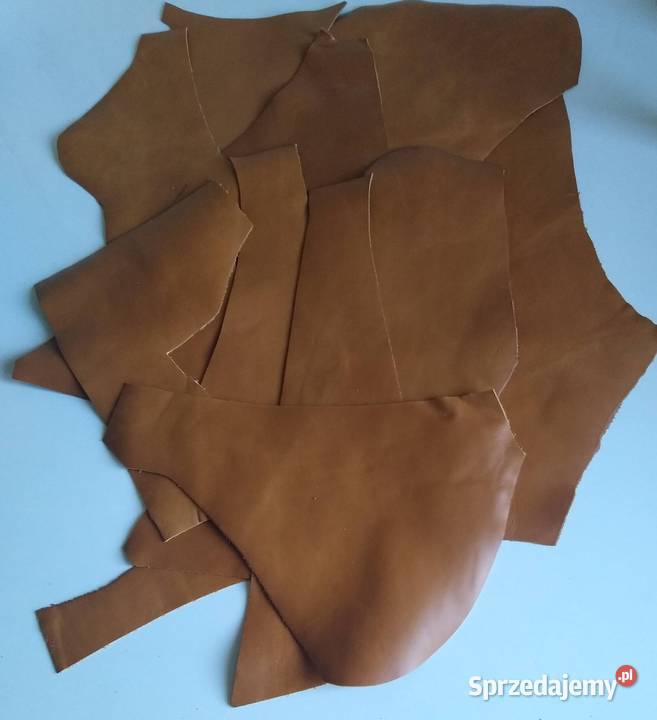 Skóra 385 Licowa Włoska średnie i małe kawałki pomorskie Gdańsk