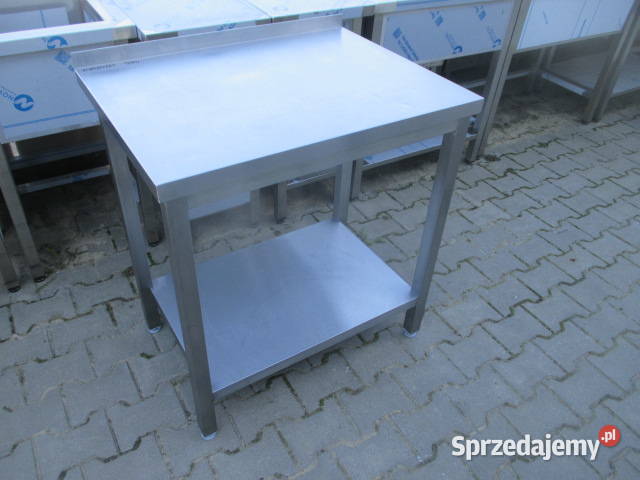 STÓŁ GASTRONOMICZNY Z PÓŁKĄ PRZYŚCIENNY 806085 Ostrów Wielkopolski