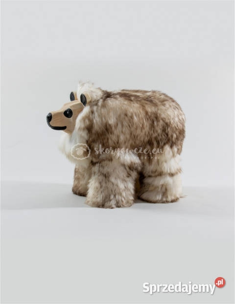 Niedźwiedź dekoracyjny brązowobiały 30x45x55 Szaflary sprzedam