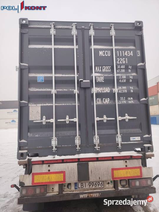 Nowy Kontener Morski 6 metrowy 20DV OneWay Tłuszcz