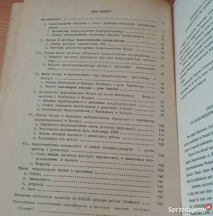 Europejskie bezpieczeństwo zbiorowe Malendowski politologia, stos. międzynarodowe Gdańsk