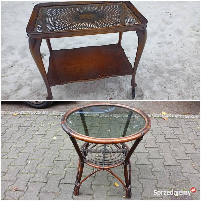 Stolik Kawowy Ława Meble PRL Stylowe Meble z Stoliki kawowe i ławy Łódź
