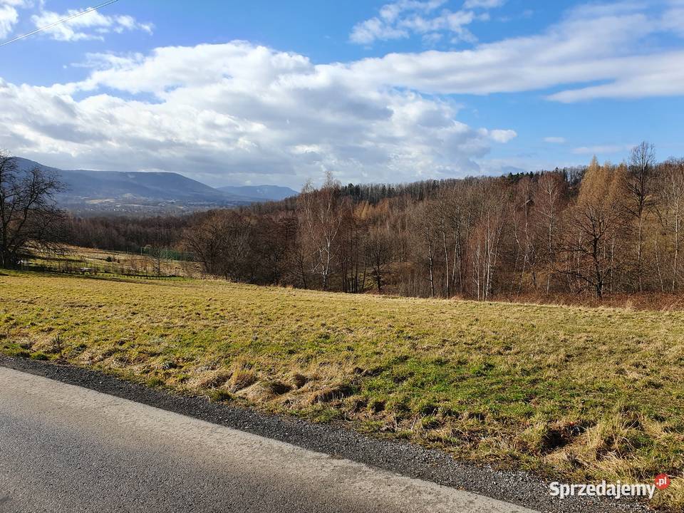 Zagórnik Beskid Mały 900 m2 działka budowlana małopolskie Andrychów
