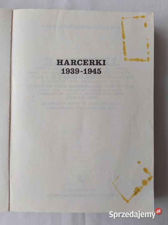 HARCERKI 1939 1945 Książki naukowe i popularnonaukowe Hajnówka