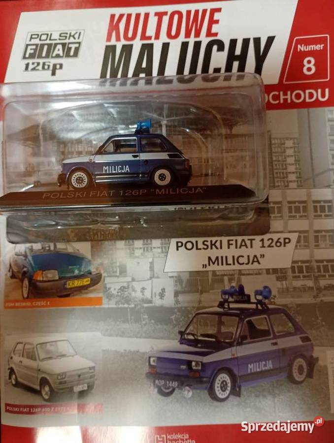 POLSKI FIAT 126P MILICJA maluch kultowe Maluchy Warszawa