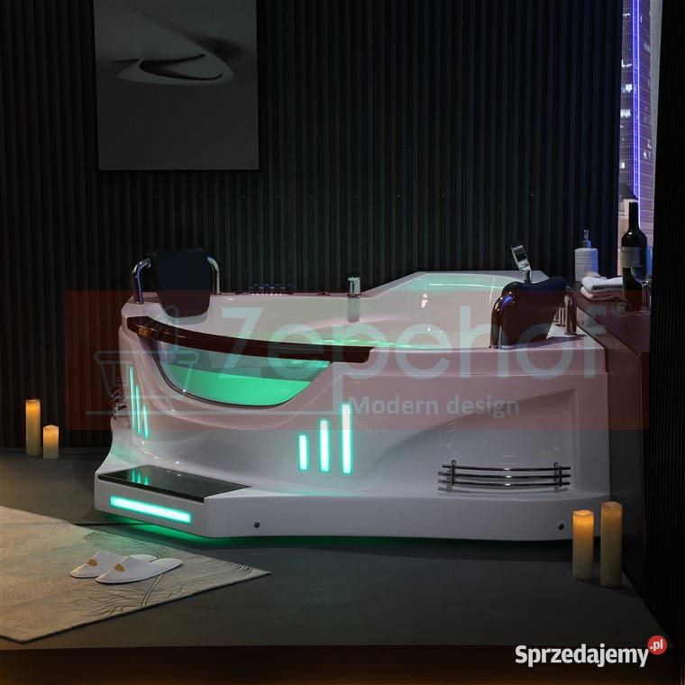 Wanna narożna z hydromasażem BS