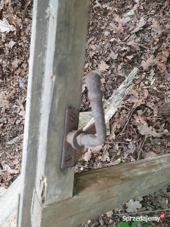 Stare drewniane przedwojenne okna kilka sztuk mazowieckie Warszawa