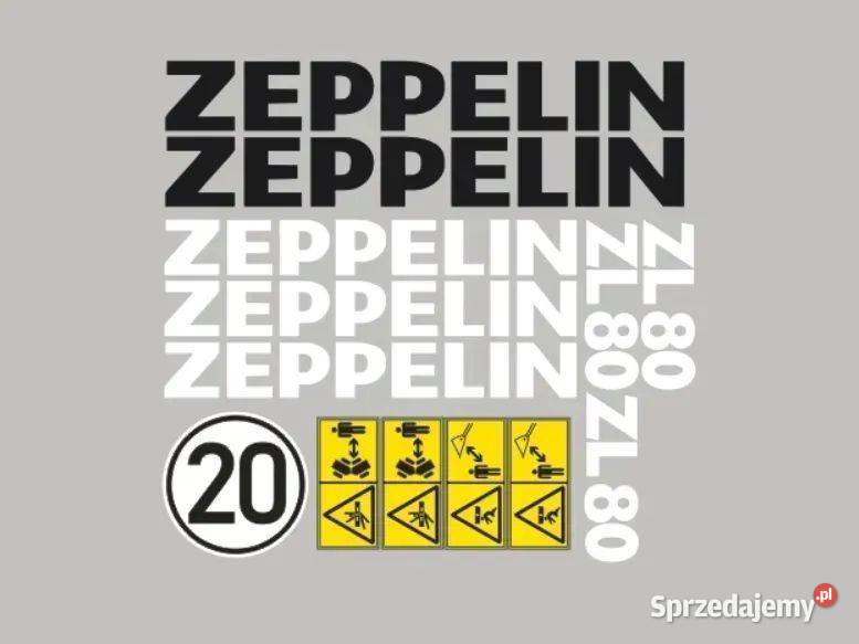 Naklejki oklejenie naklejka ZEPPELIN ZL80 mazowieckie Janików