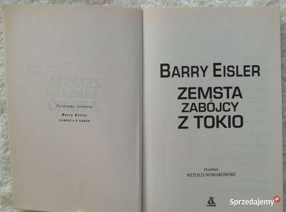 Zemsta zabójcy z Tokio Barry Eisler Warszawa