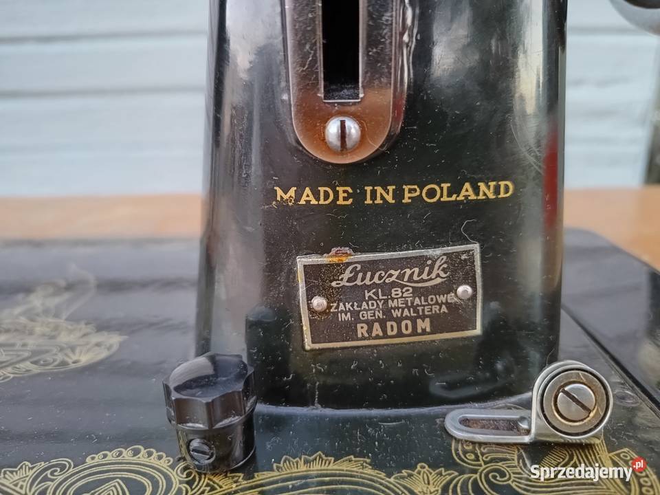 Maszyna do szycia Łucznik KL82 z szafką vintage śląskie