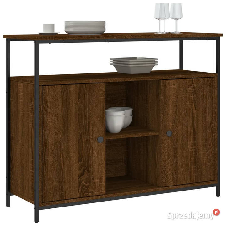 Szafka brązowy dąb 100x35x80 materiał mazowieckie