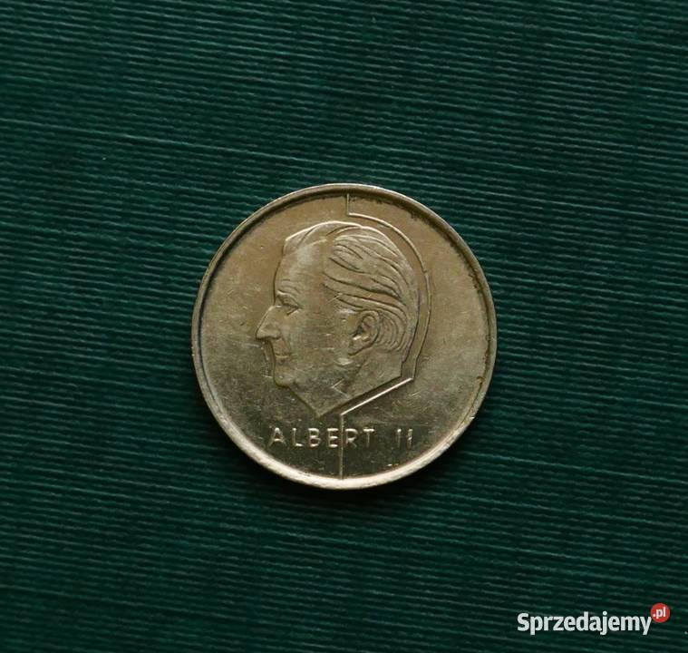 BELGIA 5 franków 1998r Napis francusku BELGIQUE Gliwice