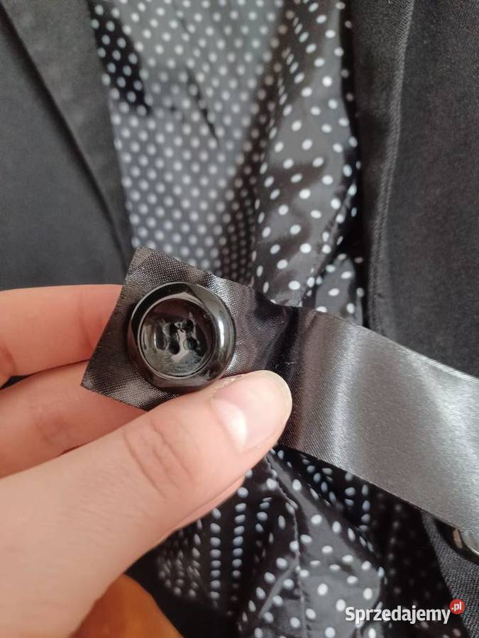Czarny żakiet marynarka rozmiar S HM elegancki H&M