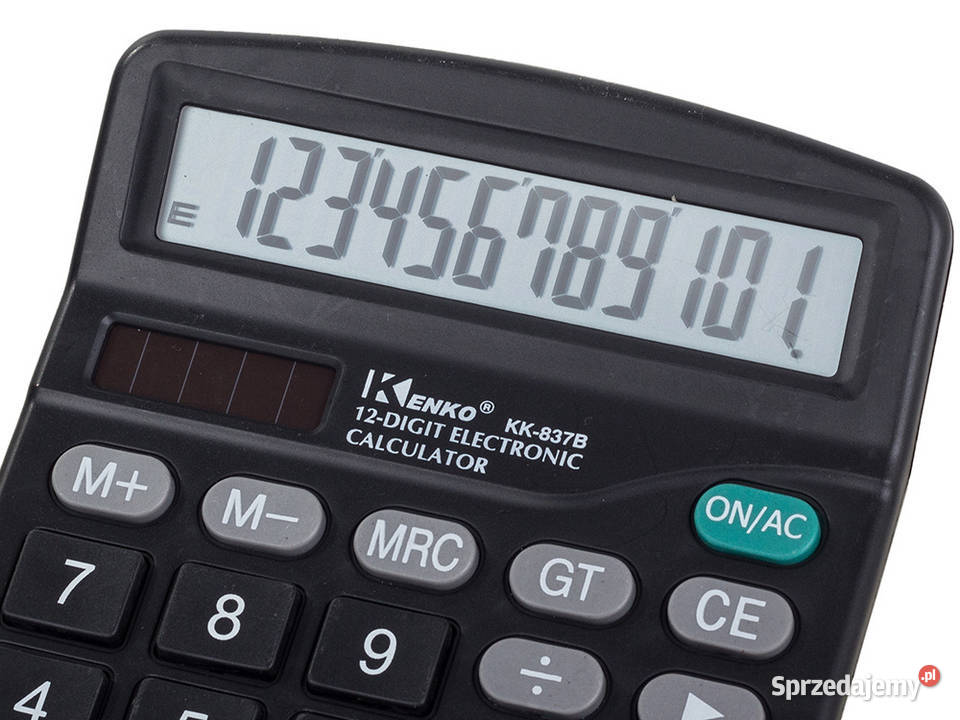Kalkulator biurowy 12 cyfr szkolny kalkulatory