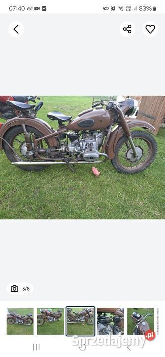 Ural m62 zamienie Mz Etz Simson Wsk shl 650cm3 Wschowa