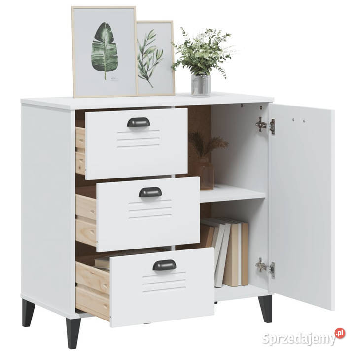 Szafka VIKEN biała 80x40x80 materiał Warszawa
