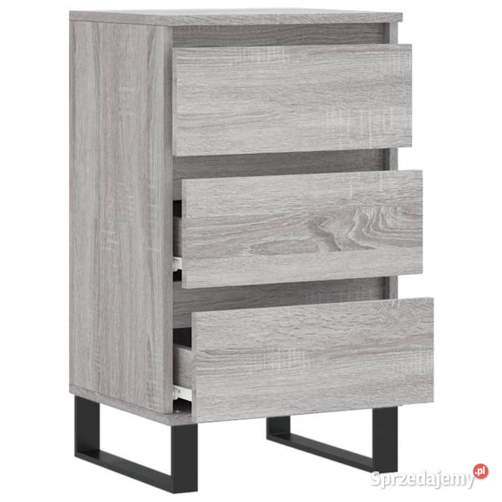 Komoda szary dąb sonoma 40x35x70 materiał Warszawa