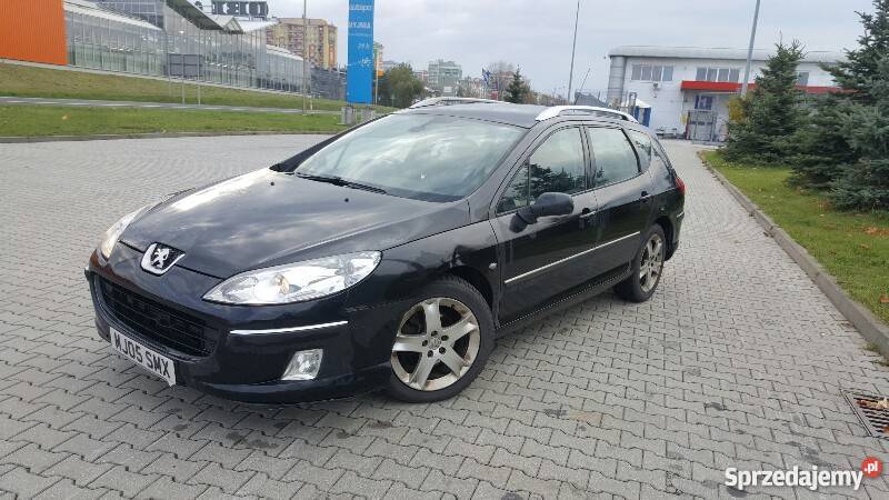 Peugeot 407 20 HDi Anglik Got do rejes elektryczne szyby Lubin