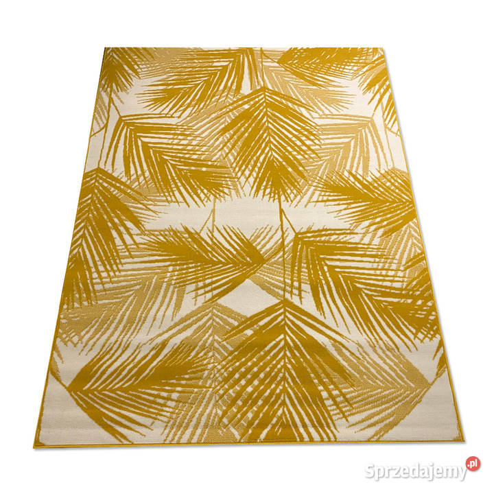 DYWAN 140X200 IDEA LIŚĆ GB11 ŻÓŁTY GĘSTY WŁOS Białystok