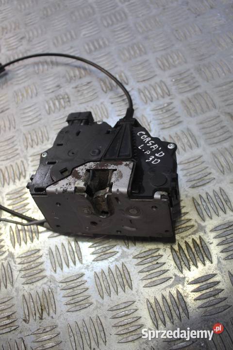 ZAMEK DRZWI LEWY PRZÓD 6 PIN OPEL CORSA D osobowe wielkopolskie