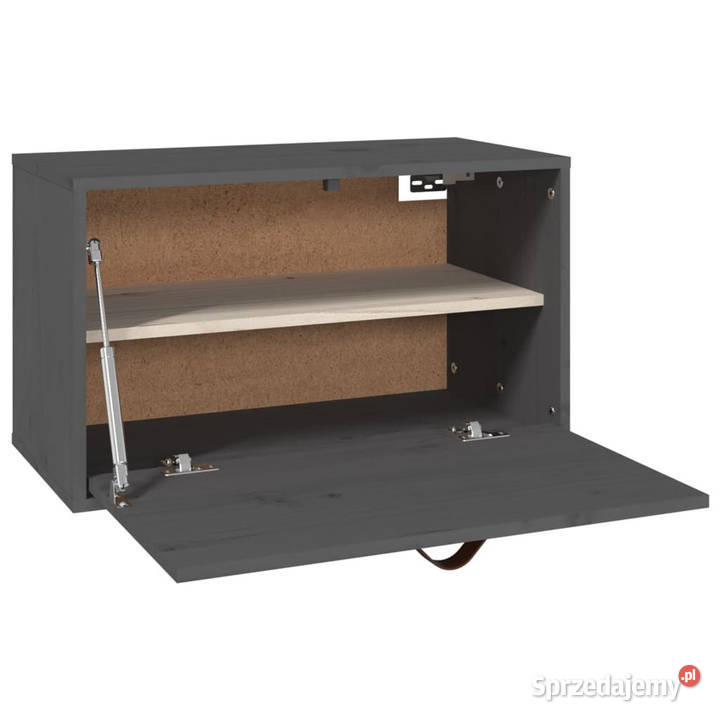 Szafka ścienna szara 60x30x35 lite drewno sprzedam