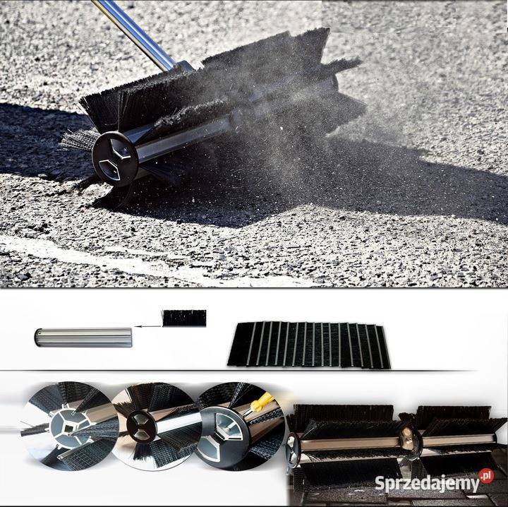 Szczotka spalinowa odśnieżarka Erman Zielonka