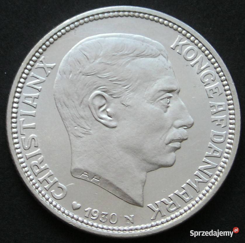 DANIA 2 KORONY 1930 srebro STAN 12 łódzkie Łódź