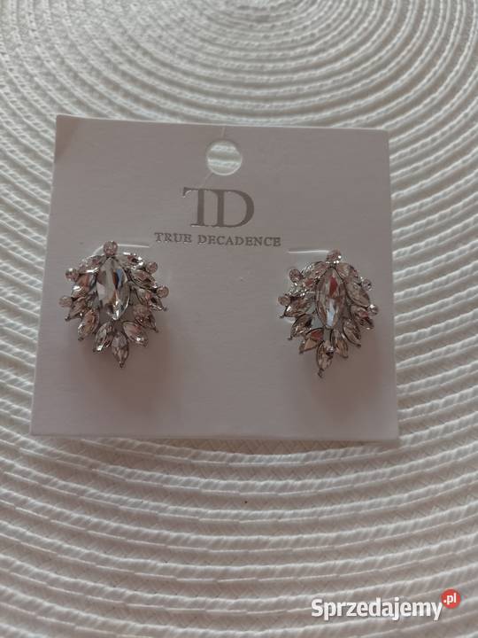 Subtelne bogato zdobione kolczyki biznesowe z Dla kobiet Dodatki małopolskie Kraków