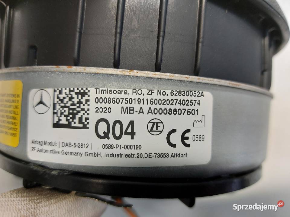 Mercedes EQC 400 W293 PODUSZKA AIR BAG KIEROWCY sprzedam