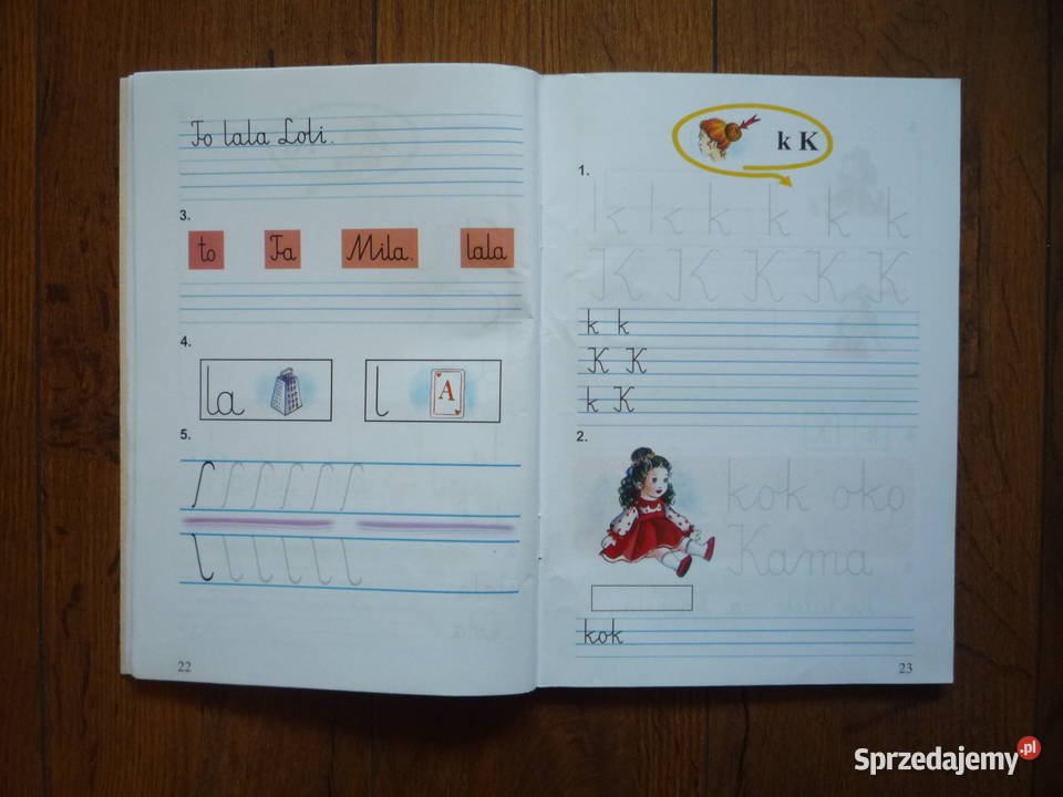 Świat liter Ćwiczenia Elementarz MAC edukacja wczesnoszkolna Szczecin sprzedam