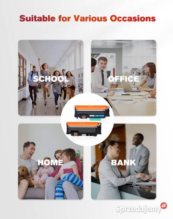 3x Toner 117A W2070 Black Yellow Cyan HP 150 178 śląskie Gaszowice