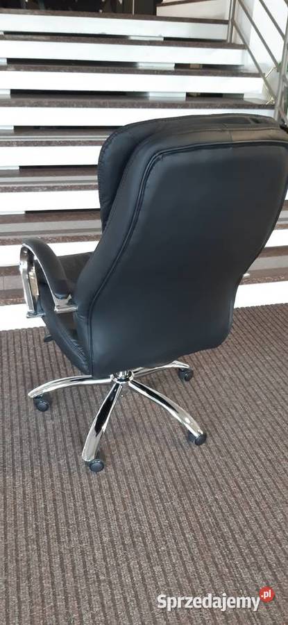 Fotel obrotowy SKÓRA NATURALNA Q154 Fotele i krzesła obrotowe Kalisz