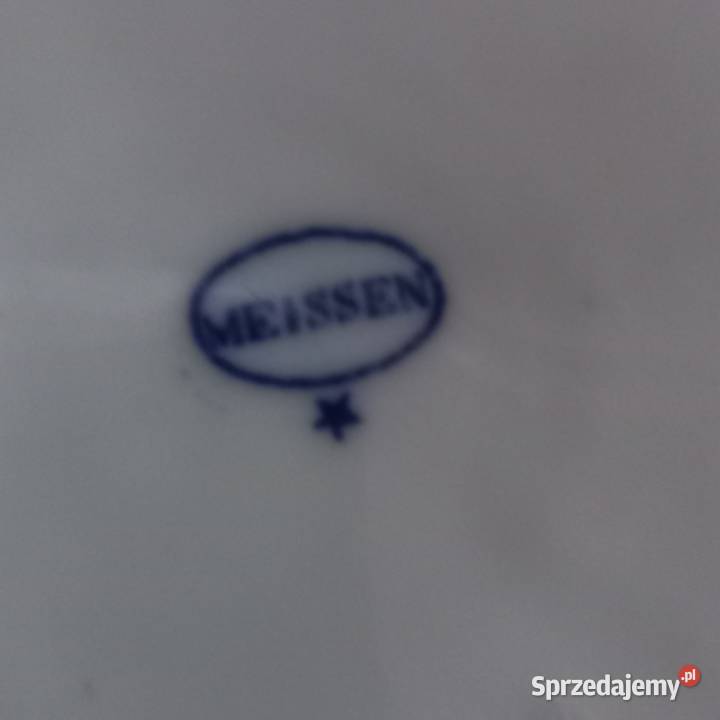 Talerz Meissen Miśnia wzór cebulowy antyk Toruń
