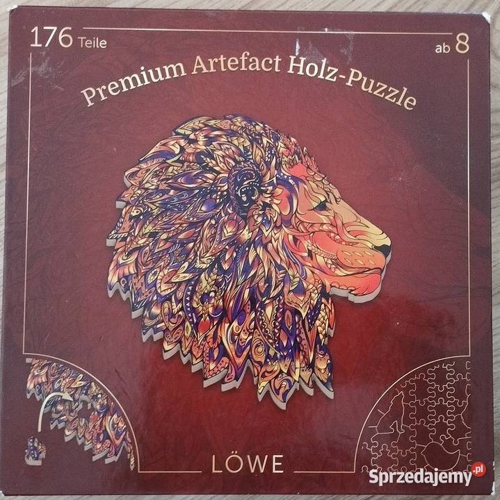 Premium Artefact Holz Puzzle LOWE drewniane Zamość