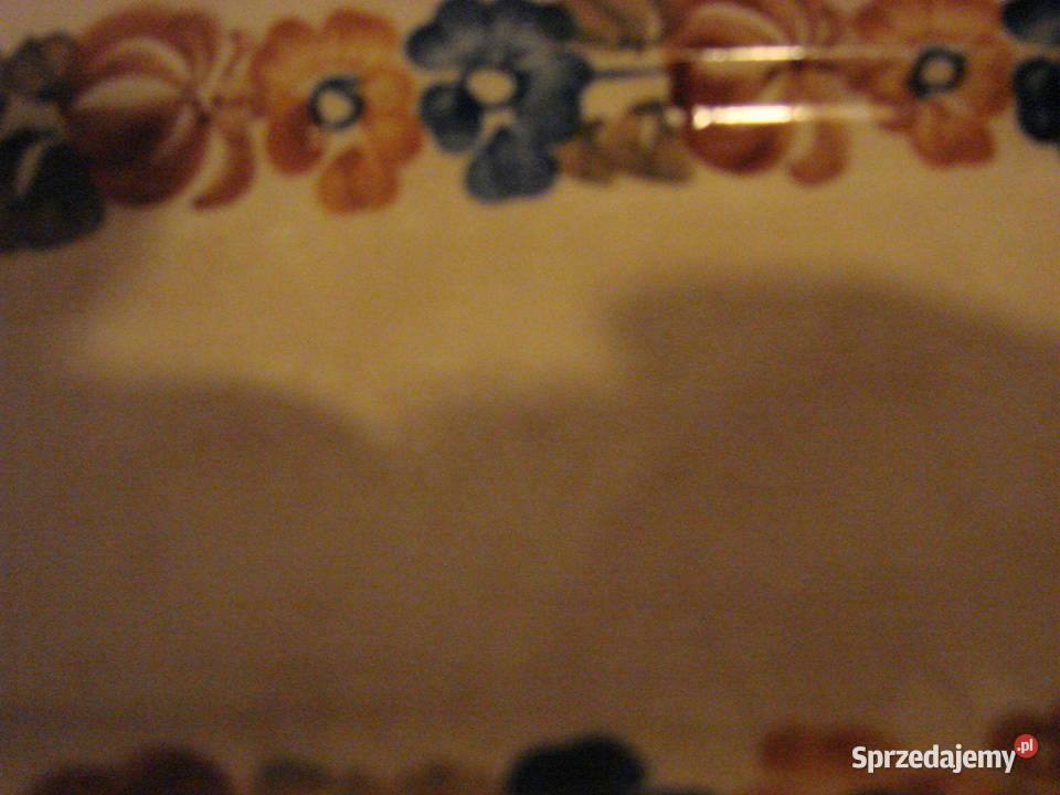 Włocławek stary fajansowy półmisek Pruszcz Gdański