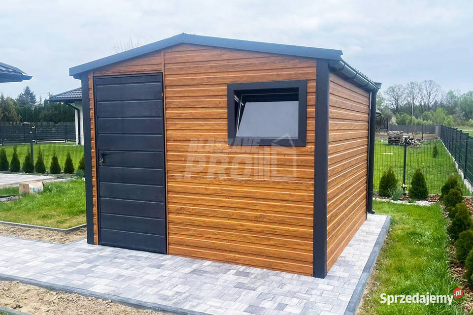 Schowek Domek Ogrodowy 3x3m Drzwi Okno