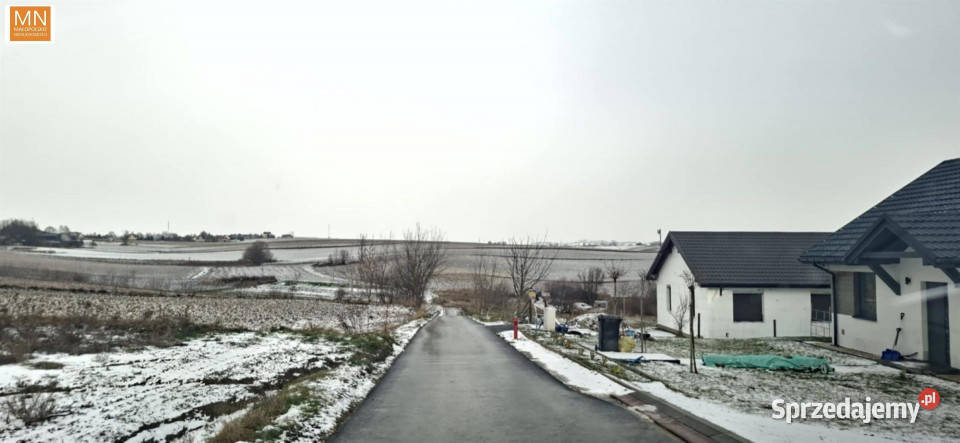 Grunt 1560m2 Kocmyrzów 25m małopolskie