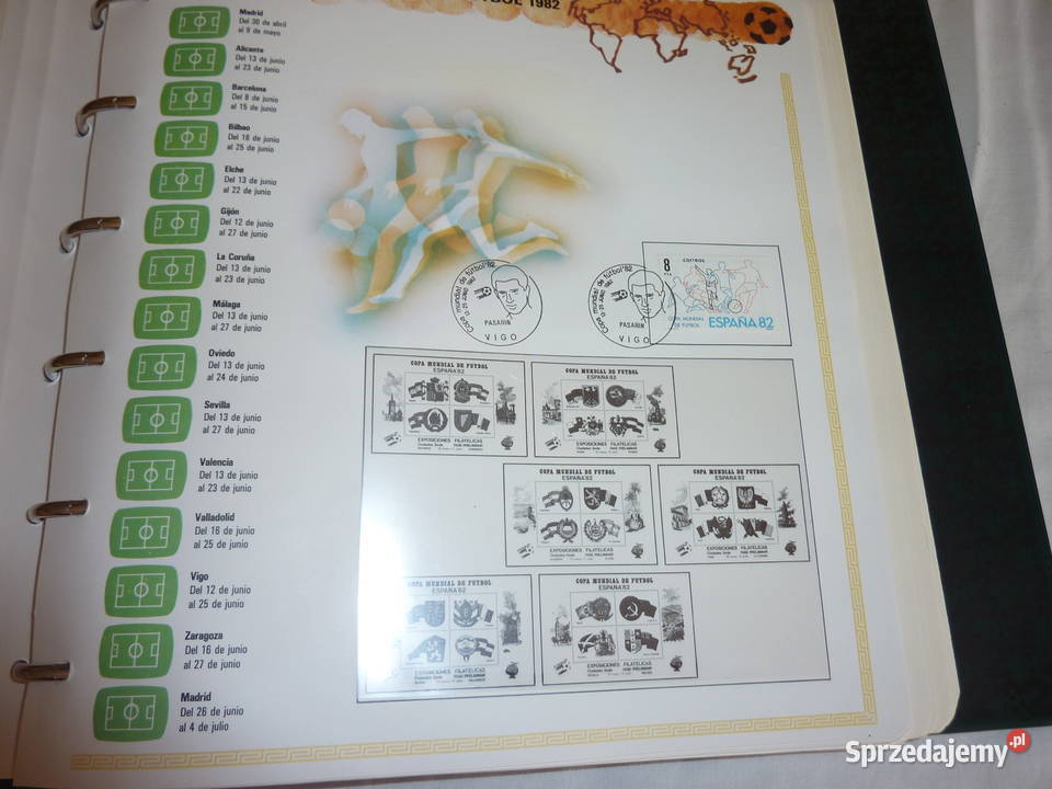 Albumy piłkarskie z olimpiad i mistrzostw cz1 Filatelistyka Bukowno sprzedam