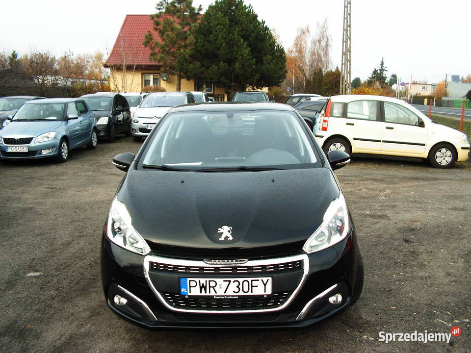 Peugeot 208 12 Etylina 2017 r komputer pokładowy wielkopolskie Września