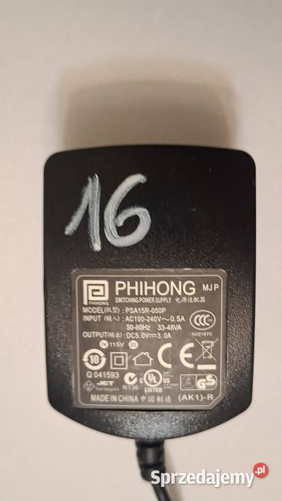 Zasilacz wtyczkowy Phihong PSA15R050P Zielona Góra