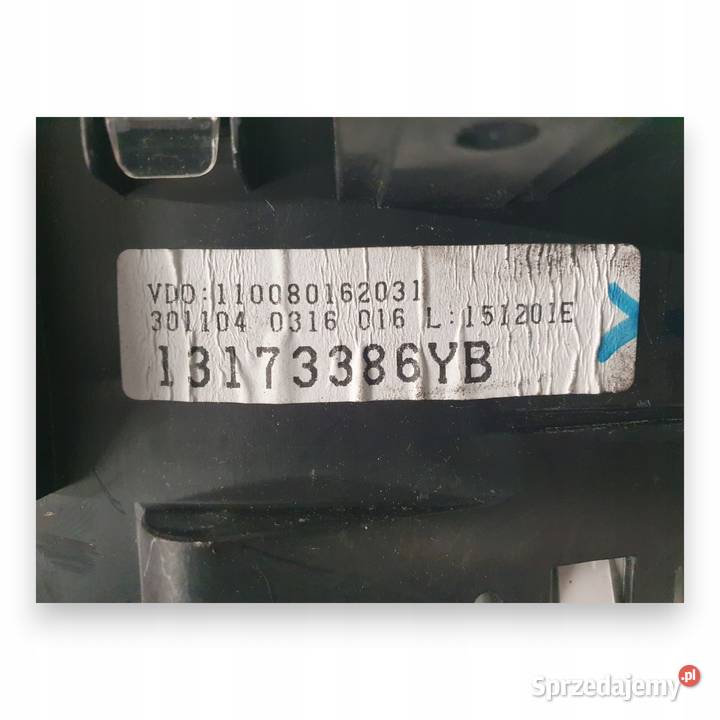 LICZNIK ZEGARY 13173386 YB Opel Meriva A 14 16 Chełm