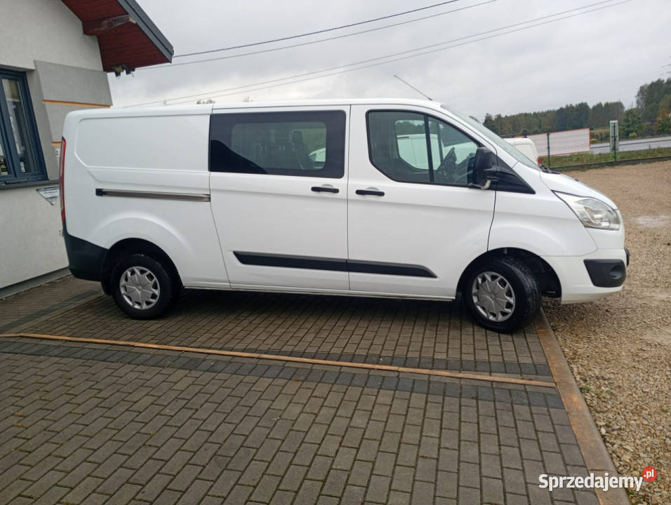 Ford Custom brygadówka doka 6 osobowy long pełny VAT Chełm Śląski