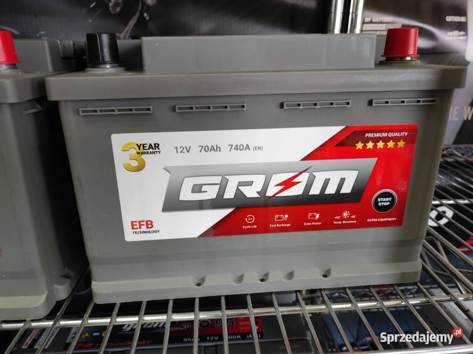 Akumulator GROM EFB STARTSTOP 70Ah 740A Opole